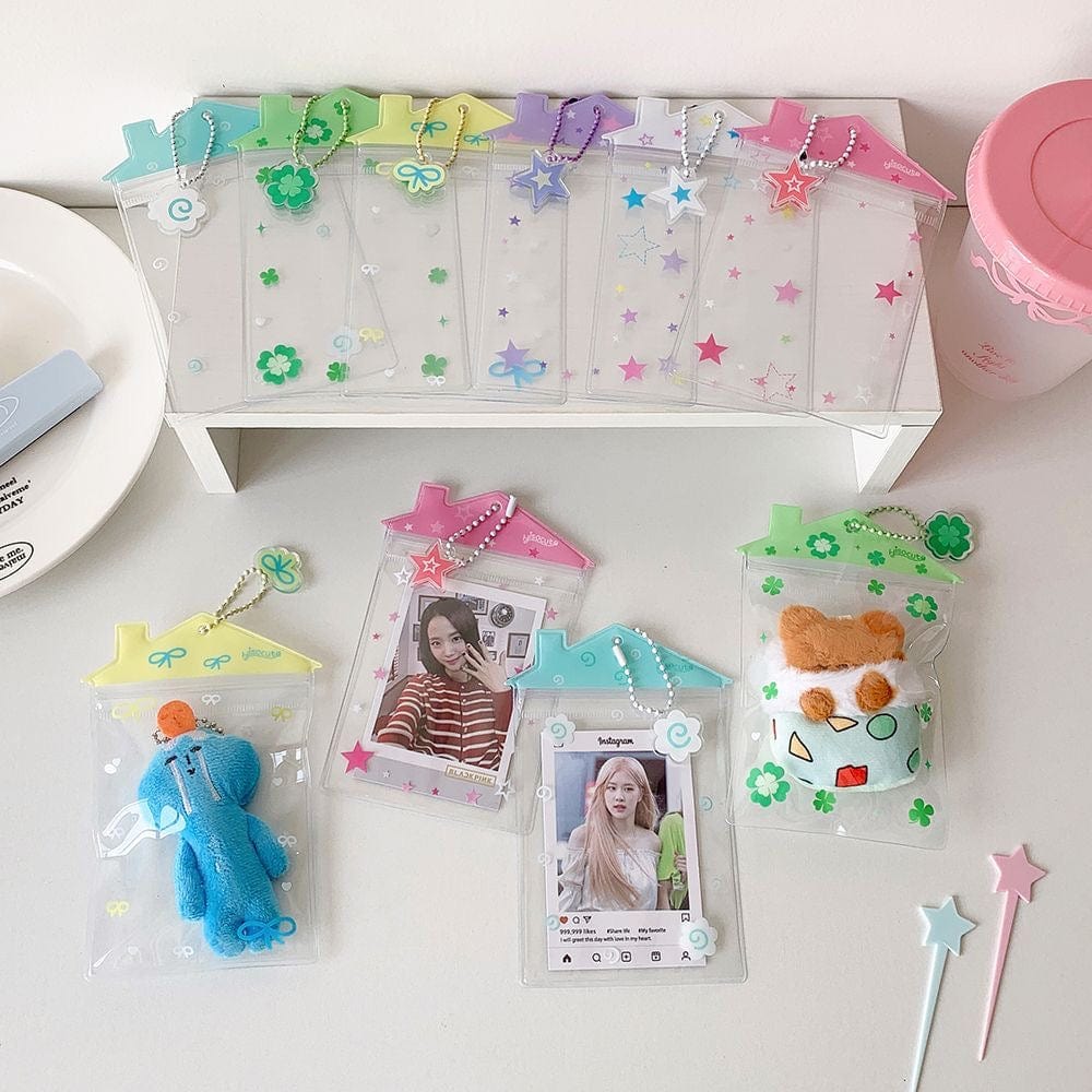 Star House Candy Bag Kpop Keychain Photocard Holder - ArtGalleryZen