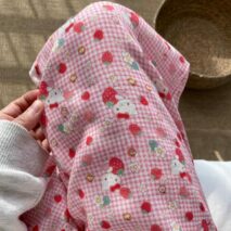 Strawberry Hello Kitty Cotton Pajama Pants - ArtGalleryZen