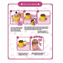Strawberry Pudding Set Food Feeding Toy - ArtGalleryZen