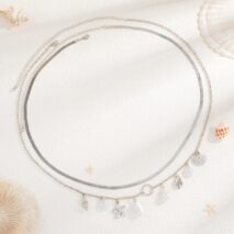 Stylish 2pcs Pearl Shell Starfish Tassel Waist Chain Set - ArtGalleryZen