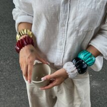 Stylish Chunky Irregular Resin Bangle Bracelet - ArtGalleryZen