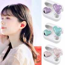 Stylish Heart Shaped Wireless Bluetooth Earphones - ArtGalleryZen
