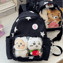 Stylish Star Kpop Fan Display Mini Backpack - ArtGalleryZen