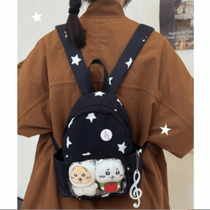 Stylish Star Kpop Fan Display Mini Backpack - ArtGalleryZen