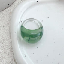 Stylish Transparent Colorful Resin Ring - ArtGalleryZen