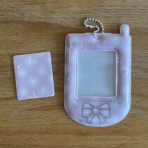 Sugarbunnies Phone Shaped Kpop Keychain Photocard Holder - ArtGalleryZen