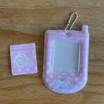 Sugarbunnies Phone Shaped Kpop Keychain Photocard Holder - ArtGalleryZen