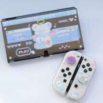 Sweet Bear Angel Split Nintendo Switch Case - ArtGalleryZen