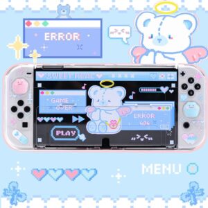 Sweet Bear Angel Split Nintendo Switch Case - ArtGalleryZen
