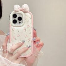 Sweet Bowknot Floral iPhone Case - ArtGalleryZen