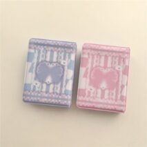 Sweet Bowknot Heart Kpop 3 Inch Mini Photocard Album - ArtGalleryZen