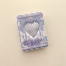 Sweet Bowknot Heart Kpop 3 Inch Mini Photocard Album - ArtGalleryZen