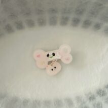 Sweet Bowknot Heart Puppy Cat Fish Resin Hair Clips - ArtGalleryZen