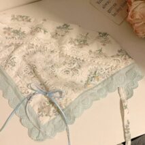 Sweet Colorful Floral Lace Ribbon Bowknot Hair Band Hair Scarf - ArtGalleryZen