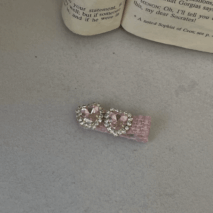 Sweet Crystal Inlaid Enamel Star Heart Bowknot Hair Clips Set - ArtGalleryZen