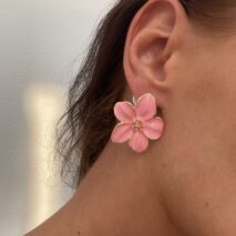 Sweet Enamel Flower Earrings - ArtGalleryZen