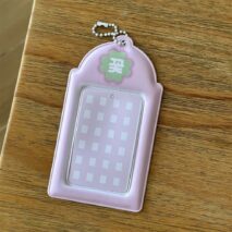 Sweet Heart Dolphin Bowknot Kpop Keychain Photocard Holder - ArtGalleryZen