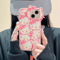 Sweet Hello Kitty Silicone iPhone Case - ArtGalleryZen