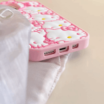 Sweet Hello Kitty Silicone iPhone Case - ArtGalleryZen
