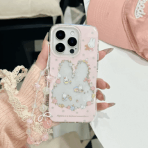 Sweet Miffy Flower iPhone Case With Lanyard - ArtGalleryZen