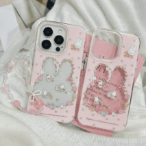 Sweet Miffy Flower iPhone Case With Lanyard - ArtGalleryZen