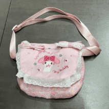 Sweet My Melody Floral Shoulder Crossbody Bag - ArtGalleryZen