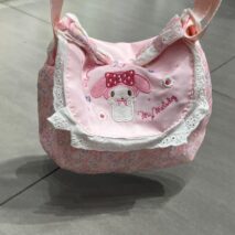 Sweet My Melody Floral Shoulder Crossbody Bag - ArtGalleryZen
