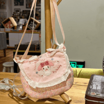 Sweet My Melody Floral Shoulder Crossbody Bag - ArtGalleryZen