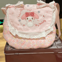 Sweet My Melody Floral Shoulder Crossbody Bag - ArtGalleryZen