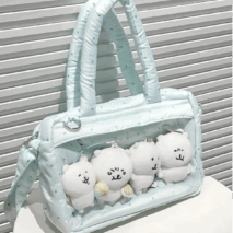 Sweet Polka Dots Cloud Kpop Fan Display Shoulder Crossbody Bag - ArtGalleryZen