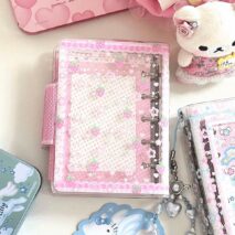 Sweet Strawberry Bowknot M5 PVC Binder Cover - ArtGalleryZen