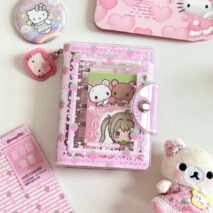 Sweet Strawberry Bowknot M5 PVC Binder Cover - ArtGalleryZen