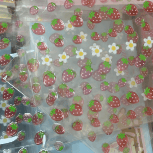 Sweet Strawberry Crystal 3D DIY Decoration Stickers - ArtGalleryZen