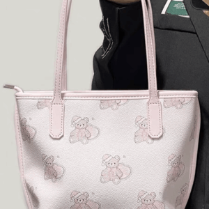 Teddy Bear PU Leather Bag - ArtGalleryZen