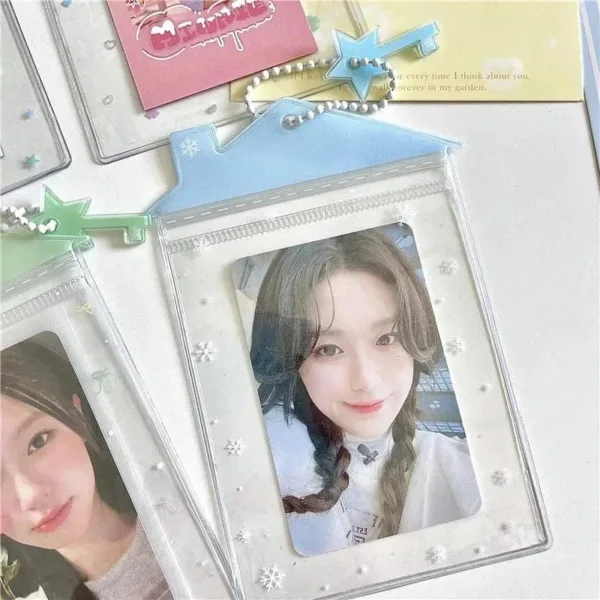 Kpop Photocard Holder Keychain Tiny House Candy Bag | ArtGalleryZen