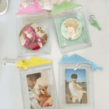 Tiny House Candy Bag Kpop Keychain Photocard Holder - ArtGalleryZen