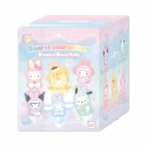 TOPTOY Sanrio Diamond Bunny Baby Series Plush Keychain Doll Blind Box - ArtGalleryZen