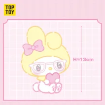 TOPTOY Sanrio My Melody 50th Anniversary Milk Candy Series Plush Keychain Blind Box - ArtGalleryZen