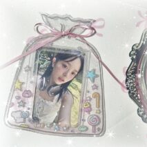 Transparent Goldfish Bowl Candy Bag Kpop Keychain Photocard Holder - ArtGalleryZen