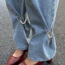 Trendy 2pcs Pearl Tassel Trouser Pin Set - ArtGalleryZen