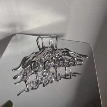 Trendy Abstract Butterfly Chignon Claw Clip Hair Clip - ArtGalleryZen