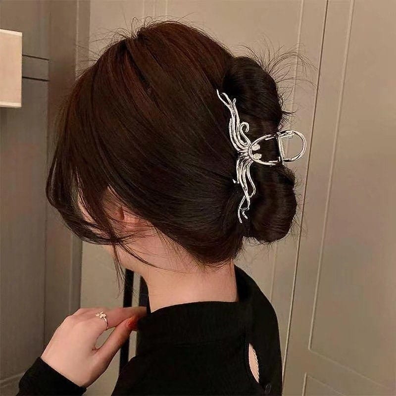 Trendy Abstract Octopus Chignon Claw Clip Hair Clip - ArtGalleryZen