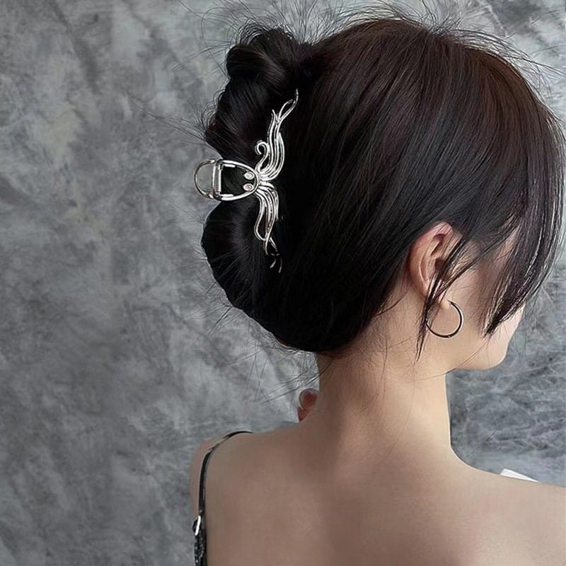 Trendy Abstract Octopus Chignon Claw Clip Hair Clip - ArtGalleryZen