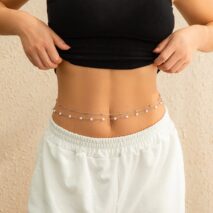 Trendy Boho Layered Pearl Saturn Belly Chain Set - ArtGalleryZen