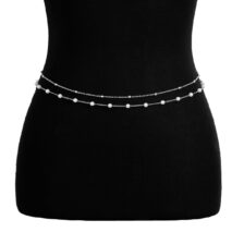 Trendy Boho Layered Pearl Saturn Belly Chain Set - ArtGalleryZen