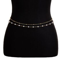 Trendy Boho Layered Pearl Saturn Belly Chain Set - ArtGalleryZen