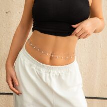 Trendy Boho Layered Pearl Saturn Belly Chain Set - ArtGalleryZen