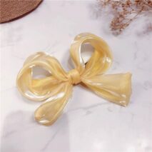 Trendy Chiffon Bowknot Hair Clip - ArtGalleryZen