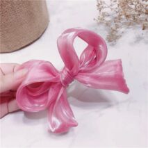 Trendy Chiffon Bowknot Hair Clip - ArtGalleryZen