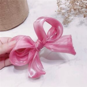 Trendy Chiffon Bowknot Hair Clip - ArtGalleryZen